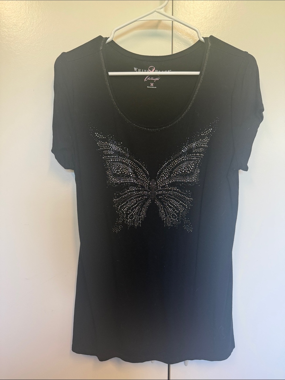White house Black Marker t shirt - butterfly, Dolly Parton symbol